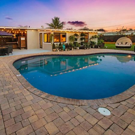 Private Heated Pool Oasis Pet-Friendly Retreat Short Or Long Stays Sleeps 2-8 Ppl Pompano Beach Exterior foto